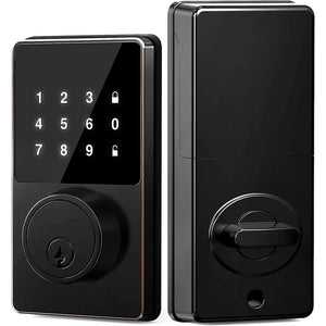 Keyless Entry Door Lock with Touchscreen Keypads, Smart Lock with Password