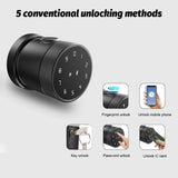 5-in-1 Smart Door Lock, Keyless Entry, Biometric Fingerprint & Remote Control Password
