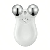 Microcurrent Face Massager with RF Therapy – Stainless Steel Double Head Beauty Device for Skin Lifting and Firming